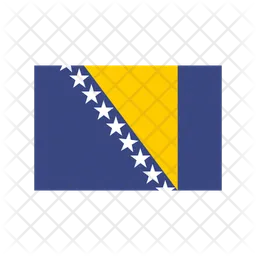 Bosnia and herzegovina Flag Icon