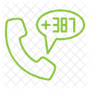 Bosnia And Herzegovina Country Code Phone Icon