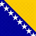 Bosnia And Herzegovina Flag Country Icône
