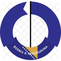 Bosnia Flag Icon