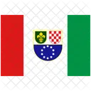 Bandera Pais Bosnia Y Herzegovina Icono