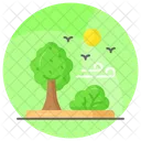 Bosque Arboles Jardin Icon