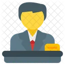 Boss Manager Businessman Icon