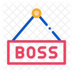 Boss Hanging Board  Icon