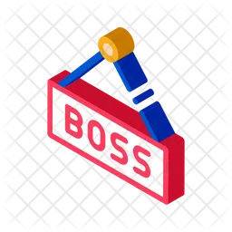 Boss Hanging Board  Icon