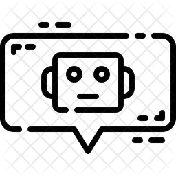 Bot Icon - Download in Line Style
