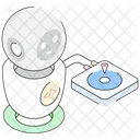 Bot Coding Device Robotics Icon