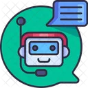 Bot-Kommunikation  Symbol