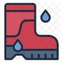 Bota De Chuva Chuva Clima Icon