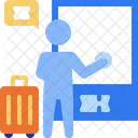 Bota de passagem de trem  Icon