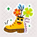 Bota de flores  Icon