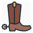 Bota De Vaquero Bota Zapato Icono