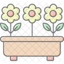 Botanical Garden Lineal Color Icon Icon