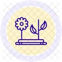 Botanical Garden Line Icon Icon