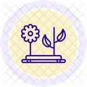 Botanical Garden Line Icon Icon