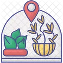 Botanical Gardens Outline Fill Icon Travel And Tour Icons 아이콘