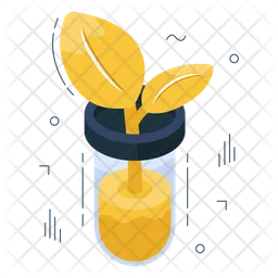 Botanical Tube  Icon