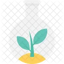 Flask Botany Leaf Icon