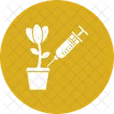 Botany Testing Injection With Plant Biotechnology Icon