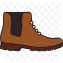 Icono De Relleno De Zapatos Icono