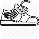 Calzado Icono Estilo De Linea Icono