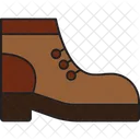 Icono De Relleno De Zapatos Icono