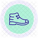 Icono De Linea De Botas De Senderismo Icon