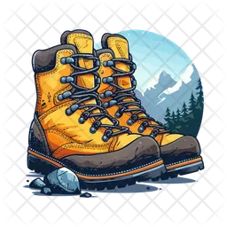Botas de montaña  Icono
