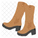 Hasta La Rodilla Botas Calzado Icono