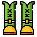 Botas Botas Zapatos Icono