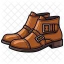 Calzado Icono Estilo Plano Icono