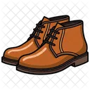 Botas Sapatos Castanhos Terra  Ícone