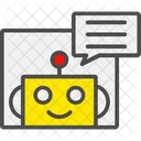 Artificial Bot Chat Icon