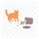 Vector Desastre Gato Icono