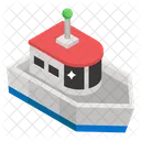 Buque De Entrega Crucero Carga De Agua Icon