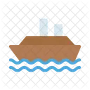 Barco Viajes Crucero Icono