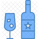 Botella Champana Navidad Icon