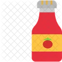 Botella Ketchup Salsa Icon