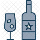 Botella Champana Navidad Icon