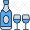 Feliz Ano Nuevo Botella Icon