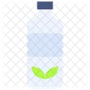 Botella Embalaje Ecologico Biodegradable Icono