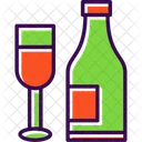 Botella Champana Navidad Icon