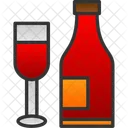 Botella Champana Navidad Icon