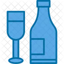 Botella Champana Navidad Icon