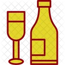 Botella Champana Navidad Icon