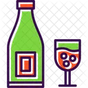 Botella Champana Navidad Icon