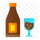 Botella Champana Navidad Icon