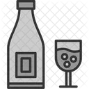 Botella Champana Navidad Icon