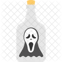 Botella con fantasma  Icono