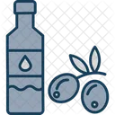 Botella De Aceite Oliva Aceite Icono